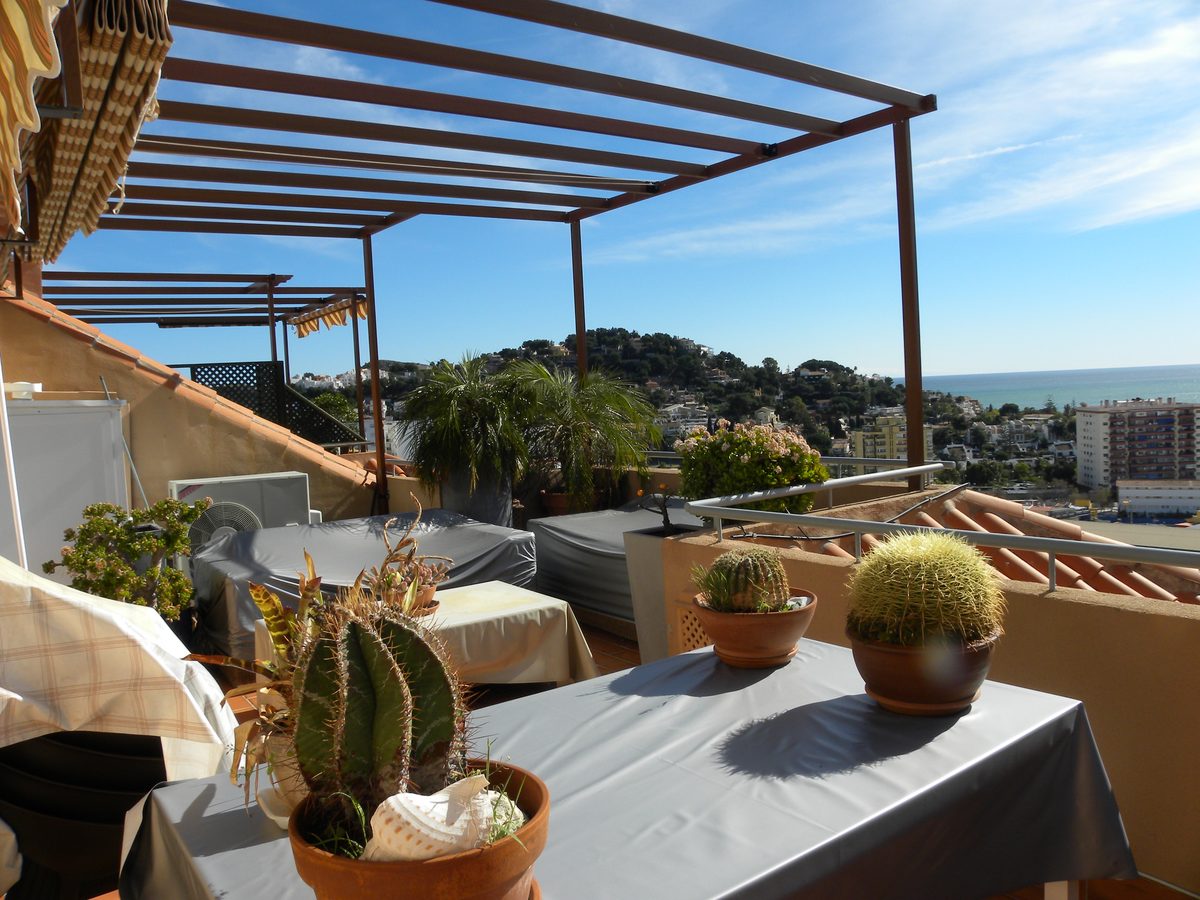 Terraza con vistas al mar en El Palo, Málaga